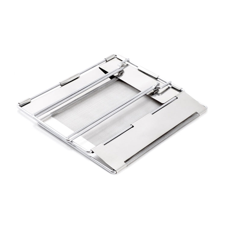 304 Stainless Steel Toaster Grill Toast Rack Foldable Sausage Rack Mini Stove