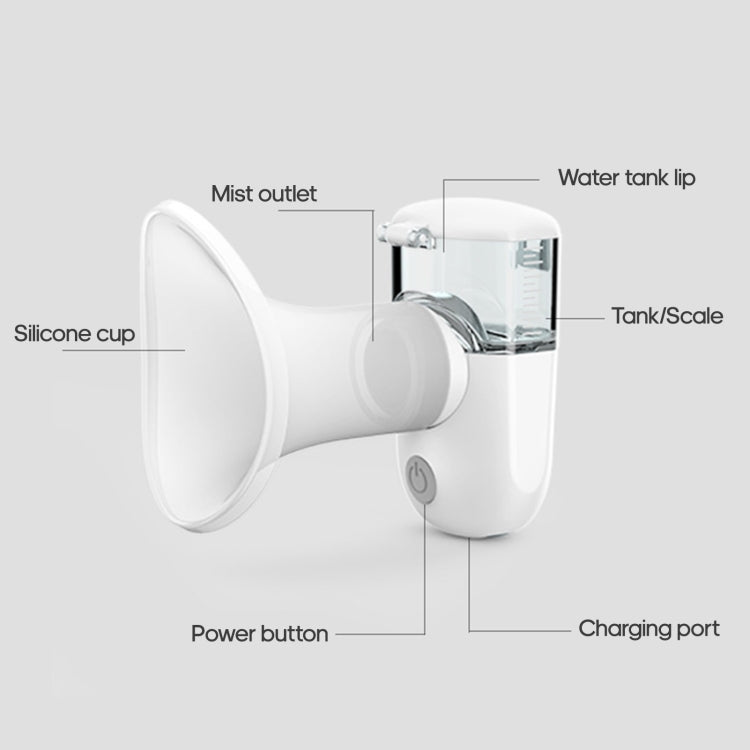 Rechargeable Eye Sprayer Mini Face Steamer Humidifier with Fine Mist
