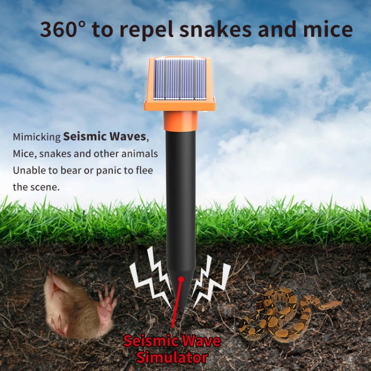 SJZ057 Outdoor IP66 Waterproof Solar Ultrasonic Rat Repeller Orchard Ultrasonic Animal Repeller