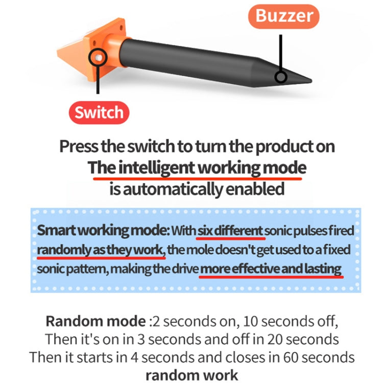 SJZ057 Outdoor IP66 Waterproof Solar Ultrasonic Rat Repeller Orchard Ultrasonic Animal Repeller