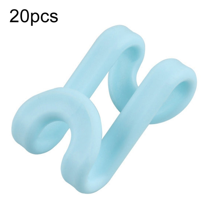 20pcs S-Shaped Hanger Connection Link Hooks Closet Organizer Hooks