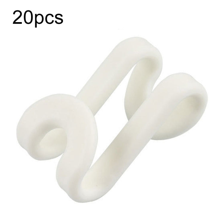 20pcs S-Shaped Hanger Connection Link Hooks Closet Organizer Hooks