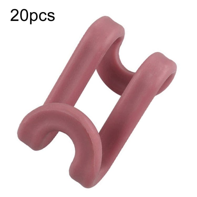 20pcs S-Shaped Hanger Connection Link Hooks Closet Organizer Hooks