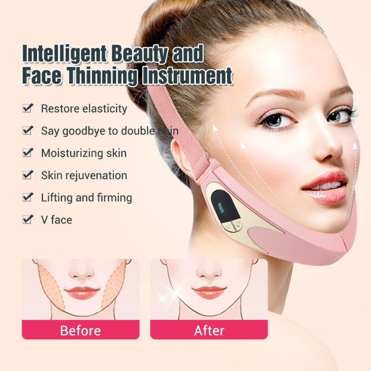 Microcurrent EMS Face Thinning Instrument Red Blue Light Skin Rejuvenation Beauty Instrument