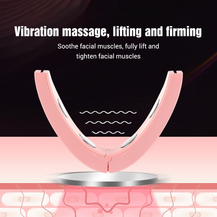 Microcurrent EMS Face Thinning Instrument Red Blue Light Skin Rejuvenation Beauty Instrument