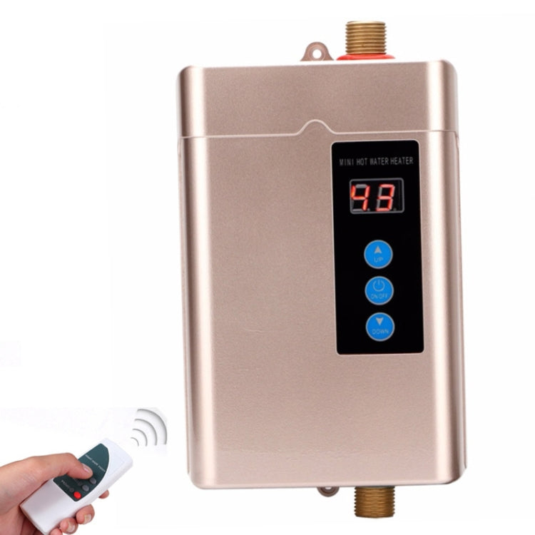 Electric Water Heater With Remote Control Adjustable Temperate