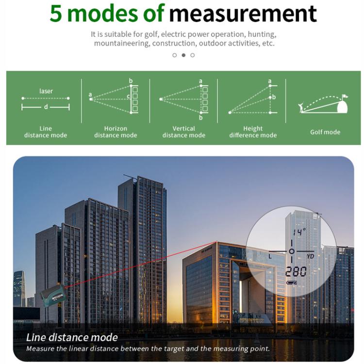 ARTBULL Telescope Golf Height Angle Rangefinder