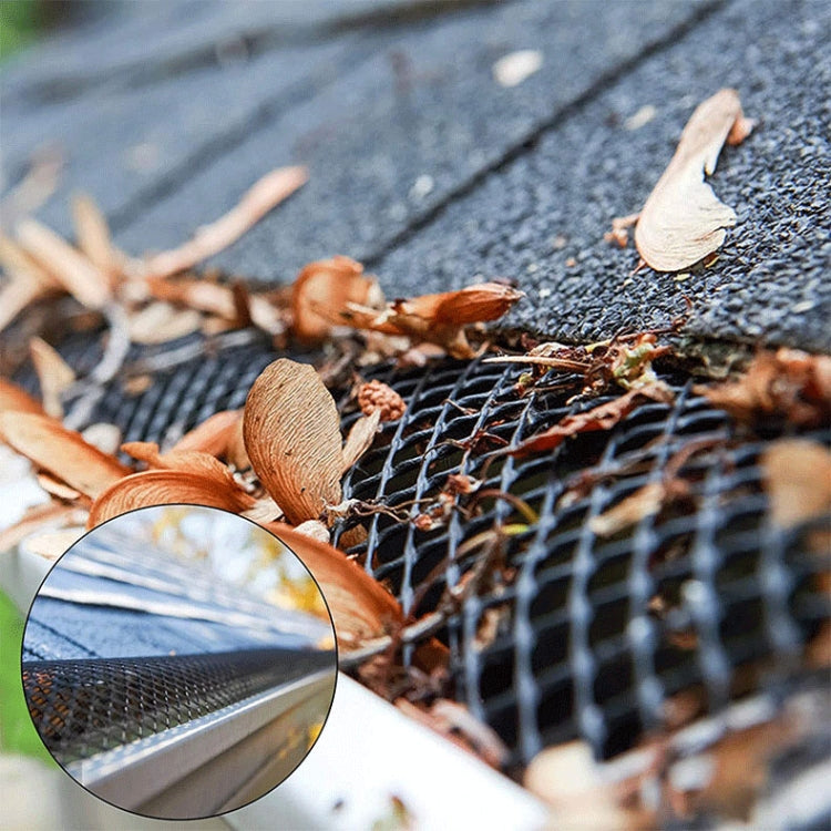 Plastic Gutter Guard Prevent Leaves or Debris From Clogging Downspouts and Drains