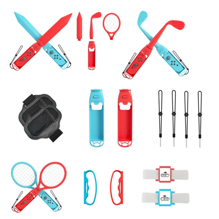 IPLAY HBS-506 For Switch 18 In 1 Lightsaber + Golf Racket + Grip Somatosensory Sports Set