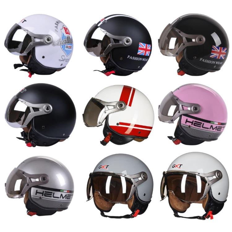 GXT Electric Vehicle Half Cover Helmet Four Seasons Retro Helmet