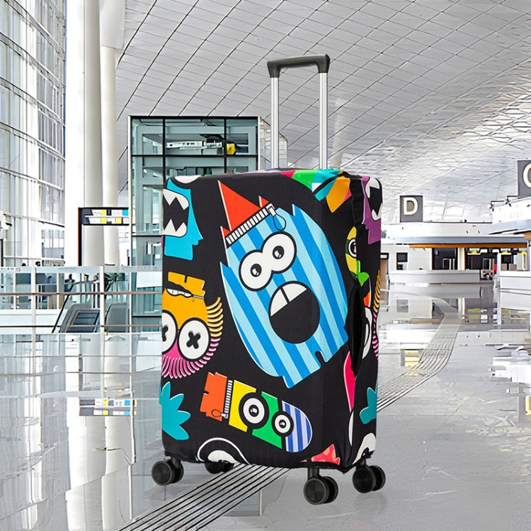 Graffiti Luggage Dust Cover Outdoor Travel Thick Elastic Luggage Protective Cover
