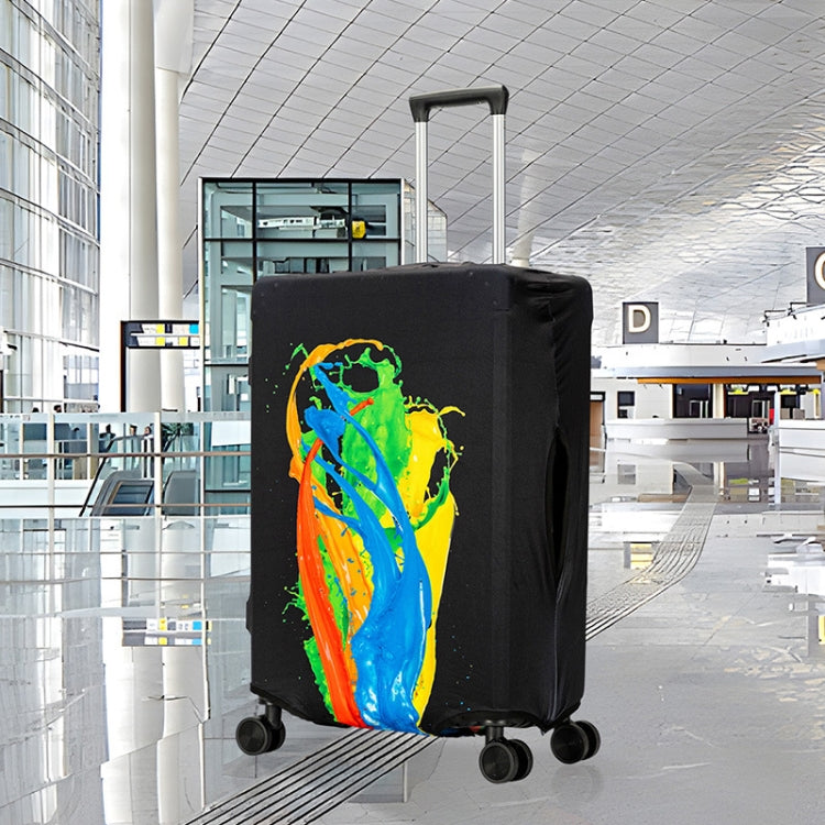 Graffiti Luggage Dust Cover Outdoor Travel Thick Elastic Luggage Protective Cover