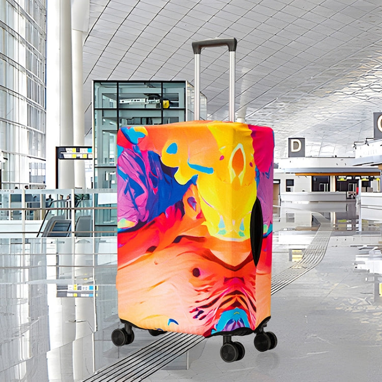 Graffiti Luggage Dust Cover Outdoor Travel Thick Elastic Luggage Protective Cover