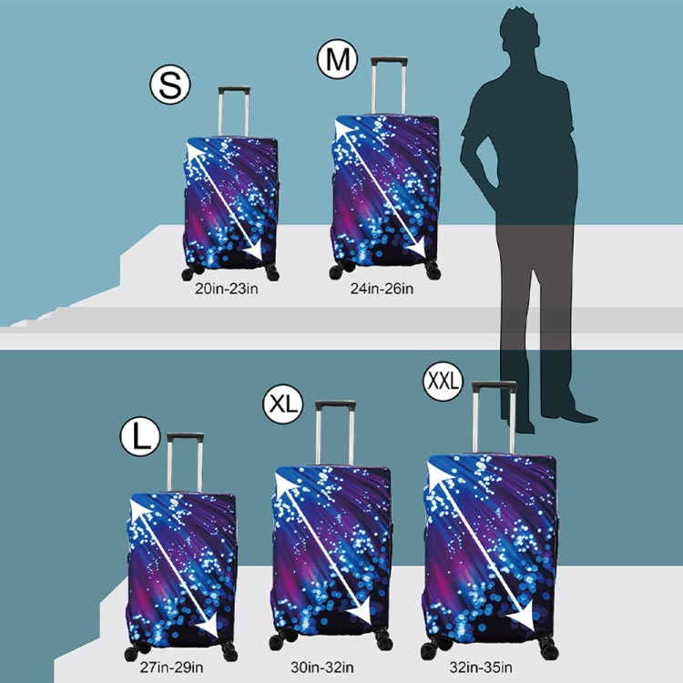 Graffiti Luggage Dust Cover Outdoor Travel Thick Elastic Luggage Protective Cover