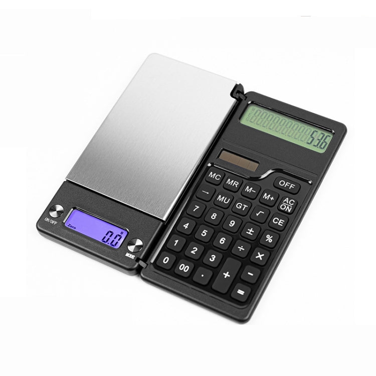 0.1g/1kg Kitchen Digital Scale Pocket Scale With Solar Calculator