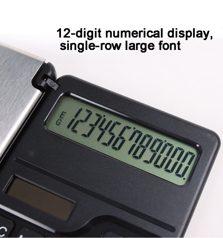 0.1g/1kg Kitchen Digital Scale Pocket Scale With Solar Calculator