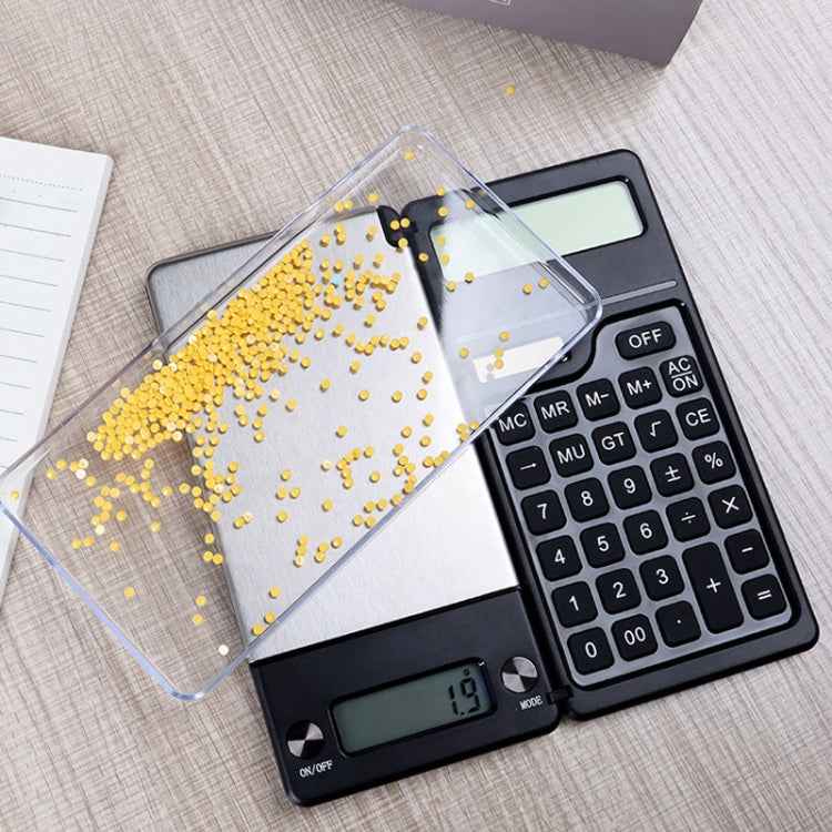 0.1g/1kg Kitchen Digital Scale Pocket Scale With Solar Calculator