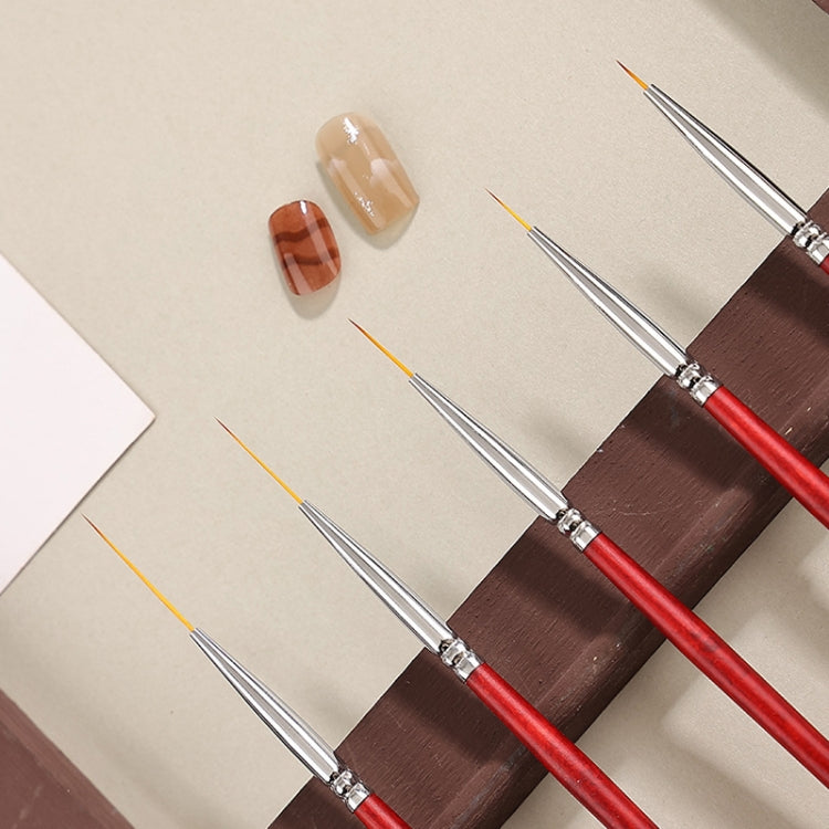 Nail Fine Line Pulling Pen Color Painting Flower Pen Fine Outline Nail Art Pen