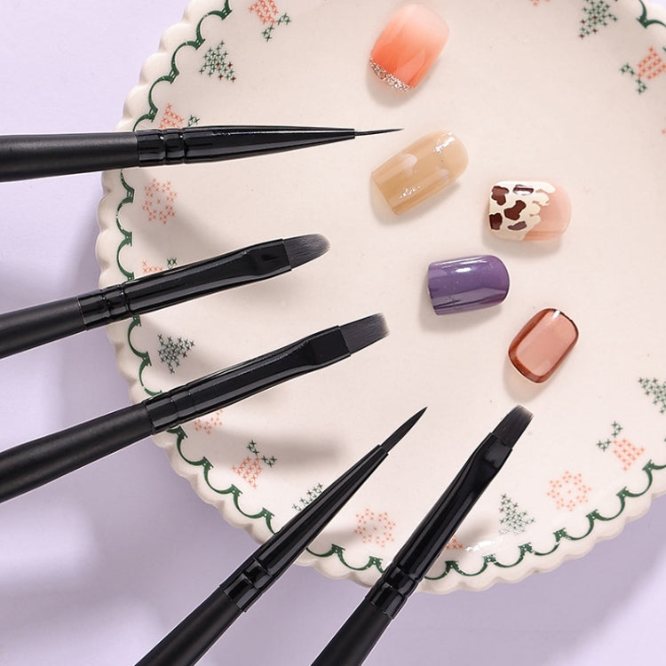 Wooden Pole Manicure Drawing Pen Light Therapy Painting Pen