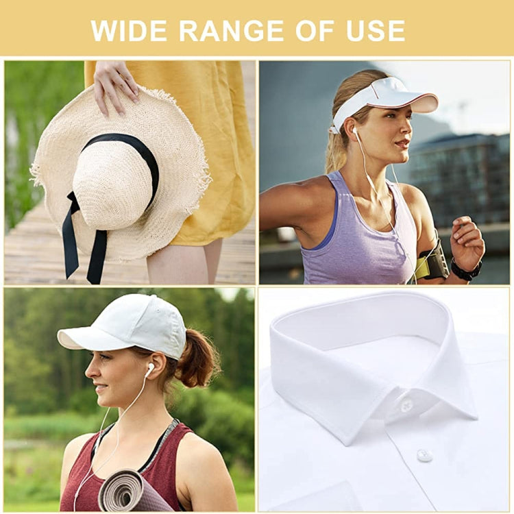 10pcs /Pack Disposable Self-Adhesive Sweat Pads T-Shirt Neck Collar Hat Absorbent Sticker