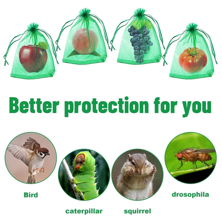 100pcs /Pack  Fruit Protection Bag Anti-Insect And Anti-Bird Net Bag