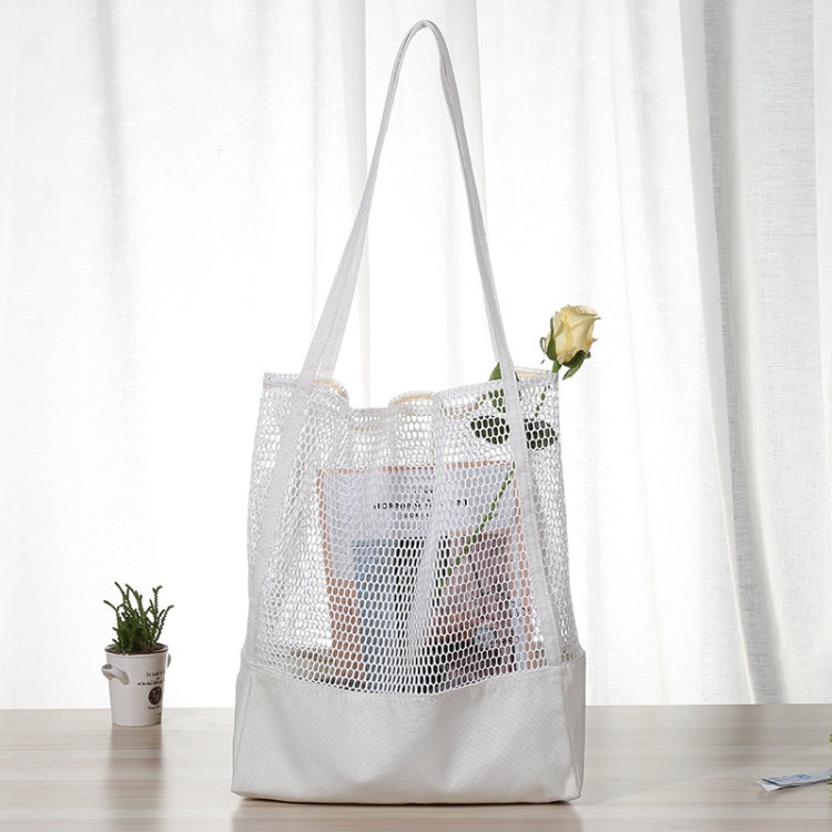 Transparent Mesh Single Shoulder Bag Student Bag
