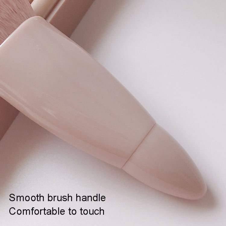 5pcs/Set Medium Portable Makeup Brush Set With Mirror Mini Multifunctional Makeup Brush