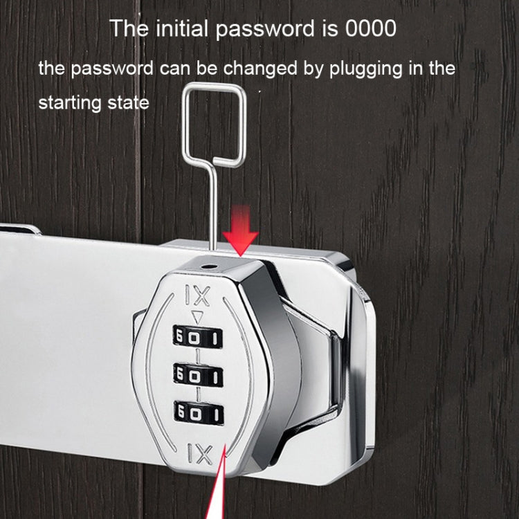 Screw Installation Cabinet Door Combination Lock Anti-Theft Drawer Lock