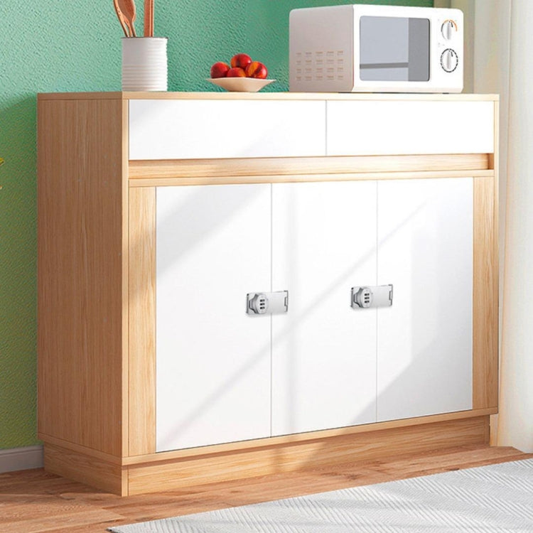 Stick Nail Dual Use Free Punch Cabinet Door Combination Lock Anti-Theft Drawer Lock