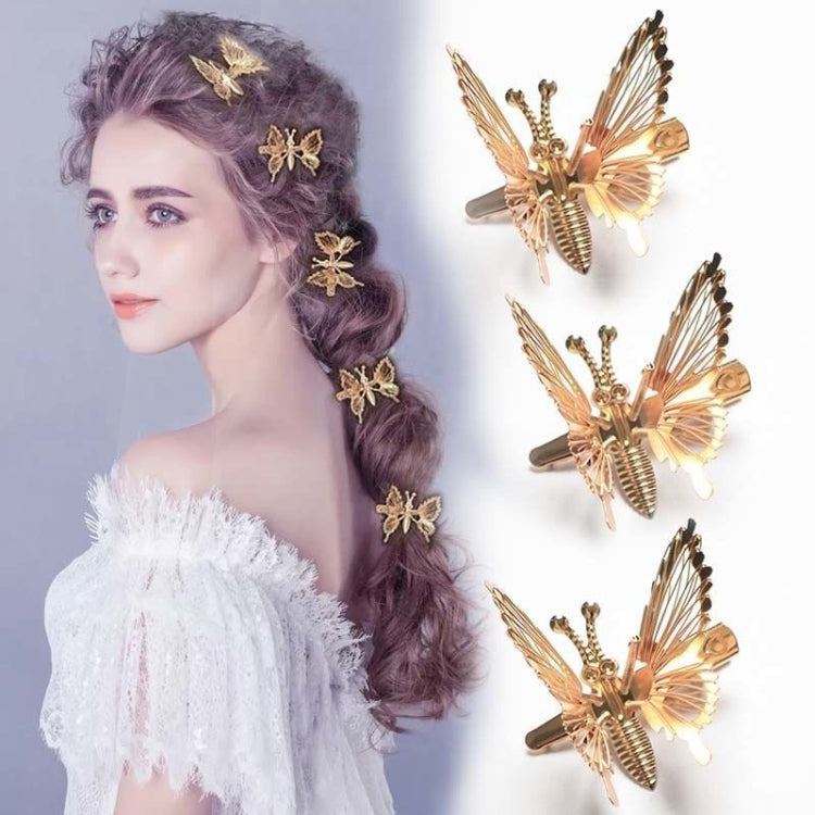 Moving Simulation Butterfly Hairpin Simple Bangs Clip Hair Accessories