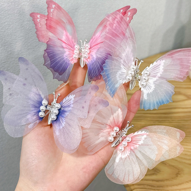 Handmade Butterfly Children Hairpin Spring Butterfly Hair Accessories