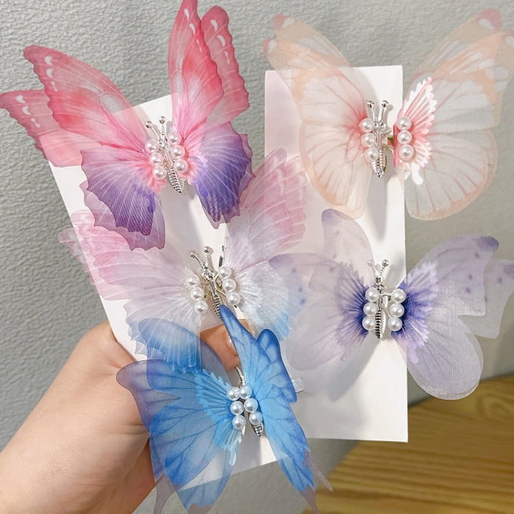 Handmade Butterfly Children Hairpin Spring Butterfly Hair Accessories