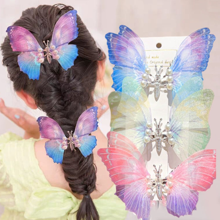 Handmade Butterfly Children Hairpin Spring Butterfly Hair Accessories