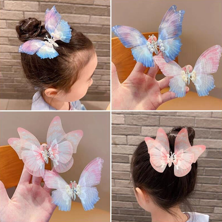 Handmade Butterfly Children Hairpin Spring Butterfly Hair Accessories