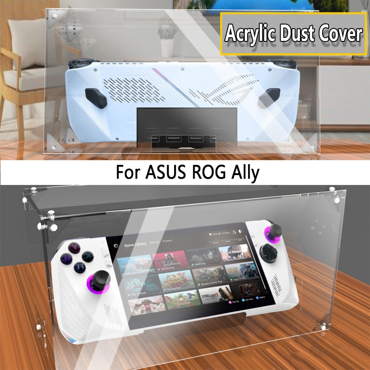 For ASUS ROG Ally Game Console Acrylic Dust Cover Transparent Protective Case