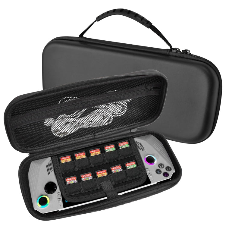 For ASUS ROG Ally Game Console EVA Leather Grain Handbag Clutch Protective Bag