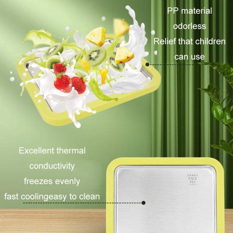 Mini Household Fried Yogurt Machine Children Homemade DIY Fried Ice Tray