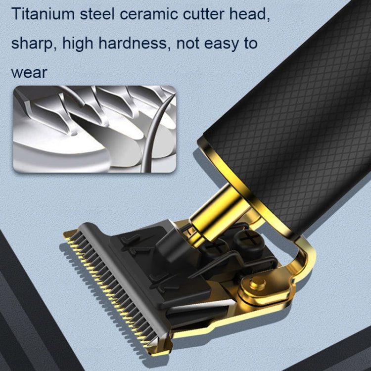 USB Rechargeable Digital Display Engraving Ceramic Knife Electric Hair Clipper