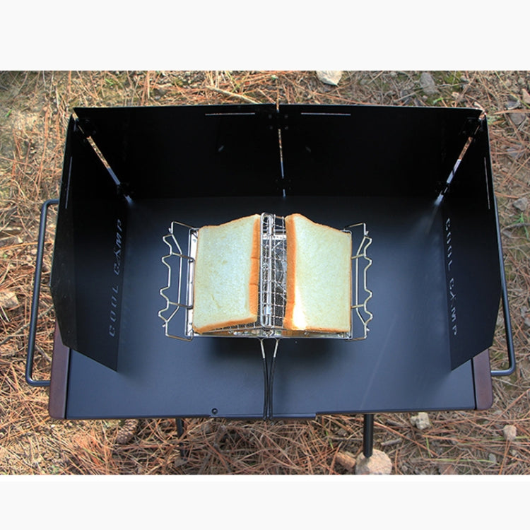 COOLCAMP Outdoor Camping Stainless Steel Bread Rack Foldable Portable BBQ Mesh Rack