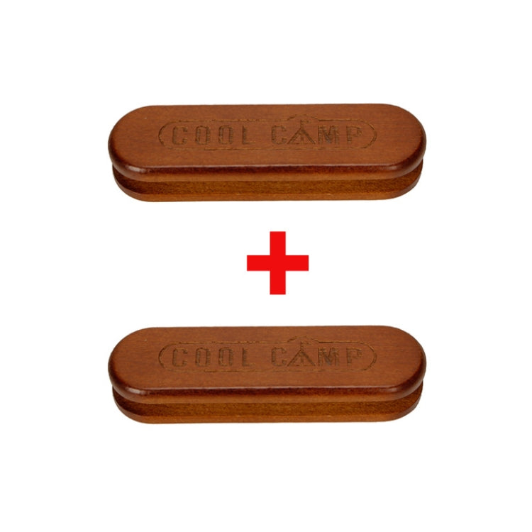 COOL CAMP Solid Wood Handle For Camping BBQ Pan Grill Heat-resistant Lifting Handle