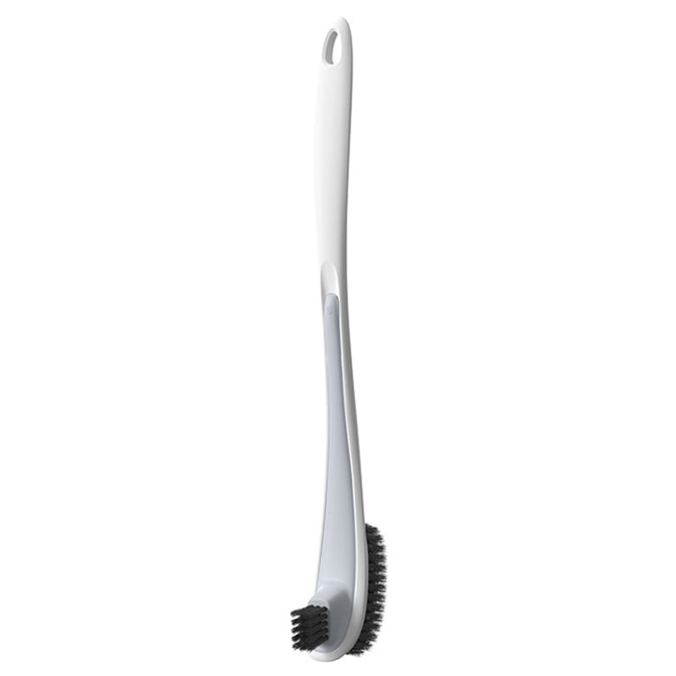 Double-sided Soft Hair Toilet Brush Toilet Long Handle Cleaning Brush
