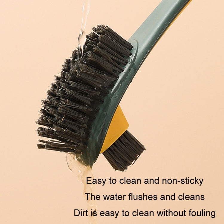 Double-sided Soft Hair Toilet Brush Toilet Long Handle Cleaning Brush