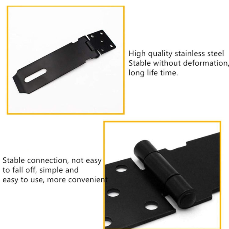 201 Stainless Steel Waterproof Lock Cabinet Door Hanging Lock Tool