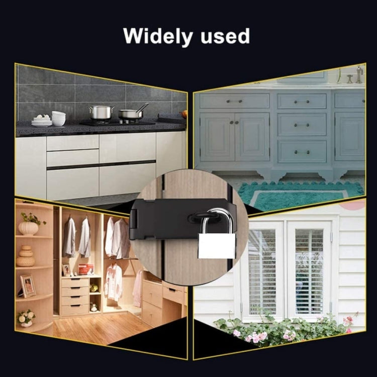 201 Stainless Steel Waterproof Lock Cabinet Door Hanging Lock Tool