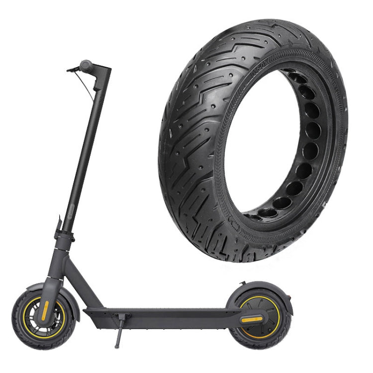 For Ninebot Max G30 Scooter 10 x 2.5 inch Solid Honeycomb Explosion-proof Tire