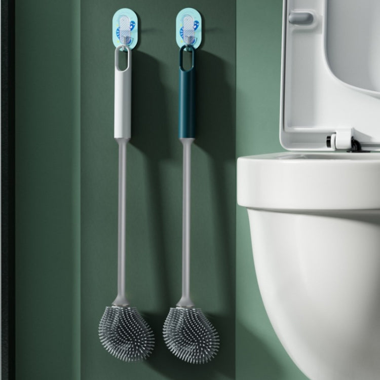 Long Handle Household Toilet Soft Rubber Toilet Cleaning Brush
