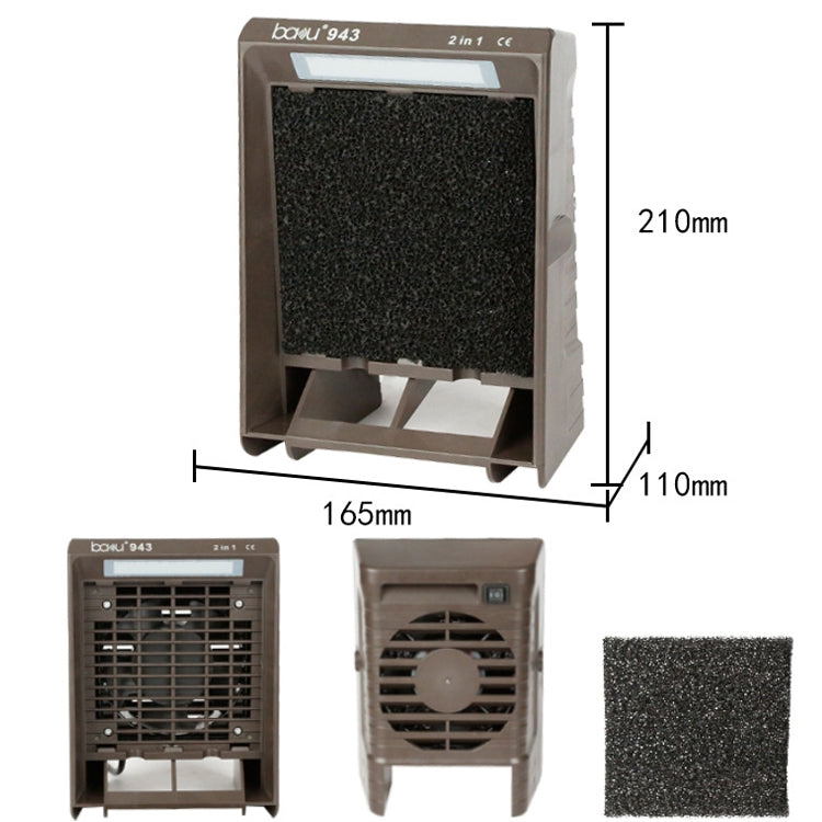 Baku BA-943 Soldering Fume Purifier with LED Light 30W Soldering Iron Welding Fume Exhauster