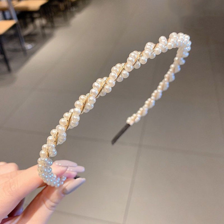 Sweet Pearl Headband Retro Versatile Hair Accessories