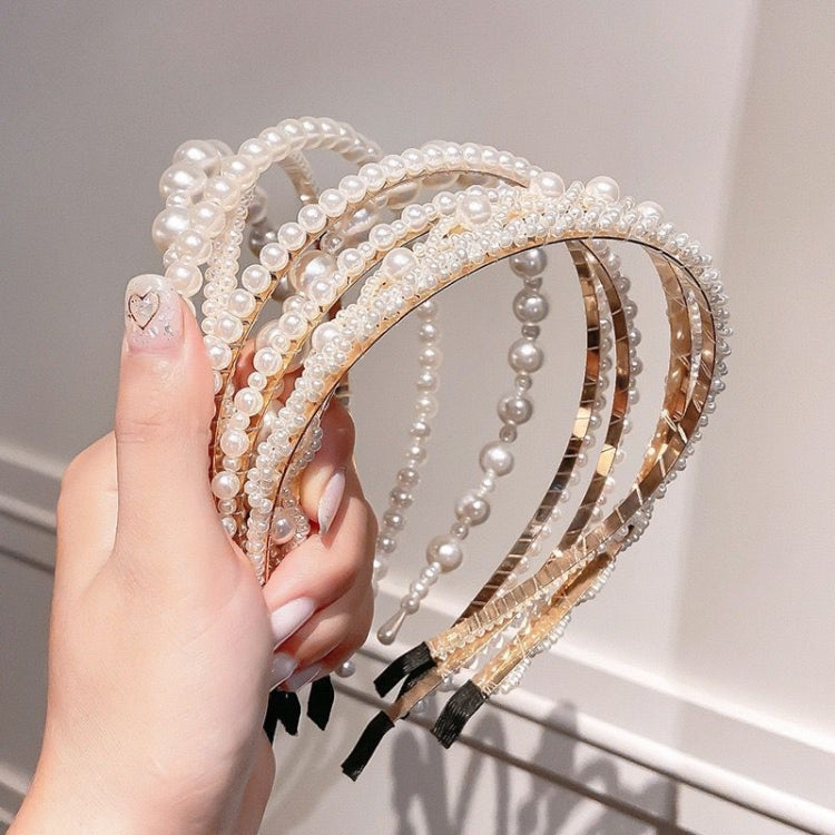 Sweet Pearl Headband Retro Versatile Hair Accessories