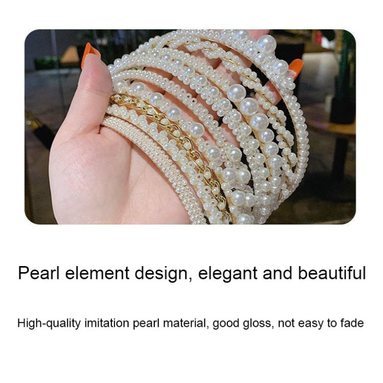 Sweet Pearl Headband Retro Versatile Hair Accessories